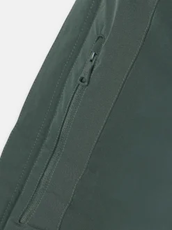 Abrigo tecnico capucha warm verde