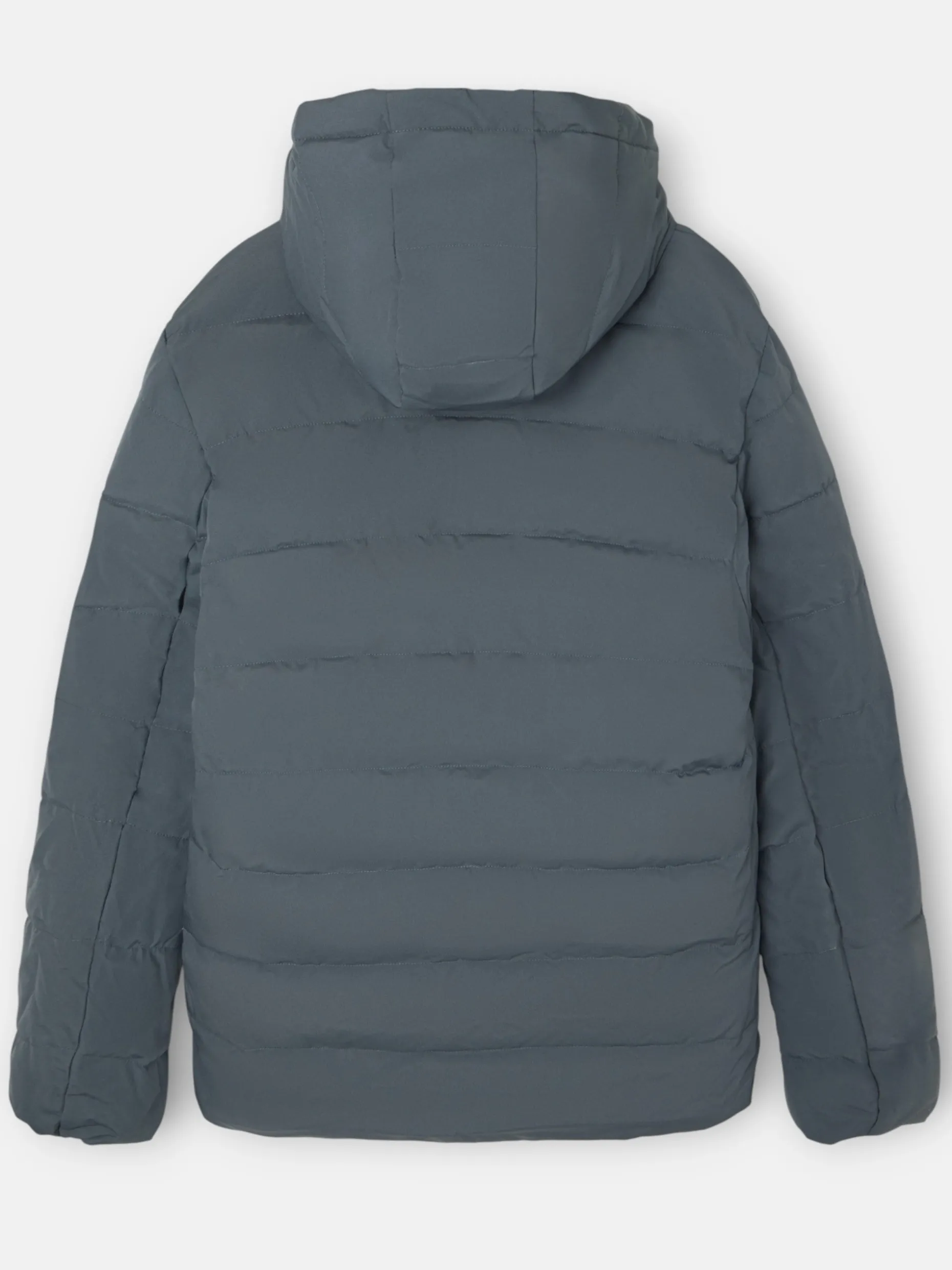 Abrigo tecnico reversible capucha gris marino