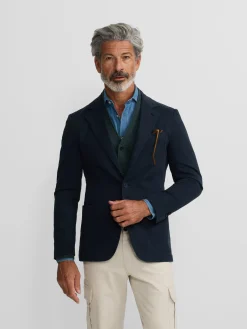 Americana casual azul marino
