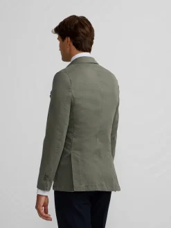 Americana casual cruzada verde