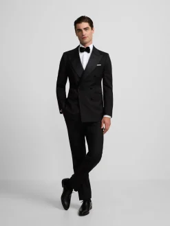 Americana esmoquin cruzado classic negro