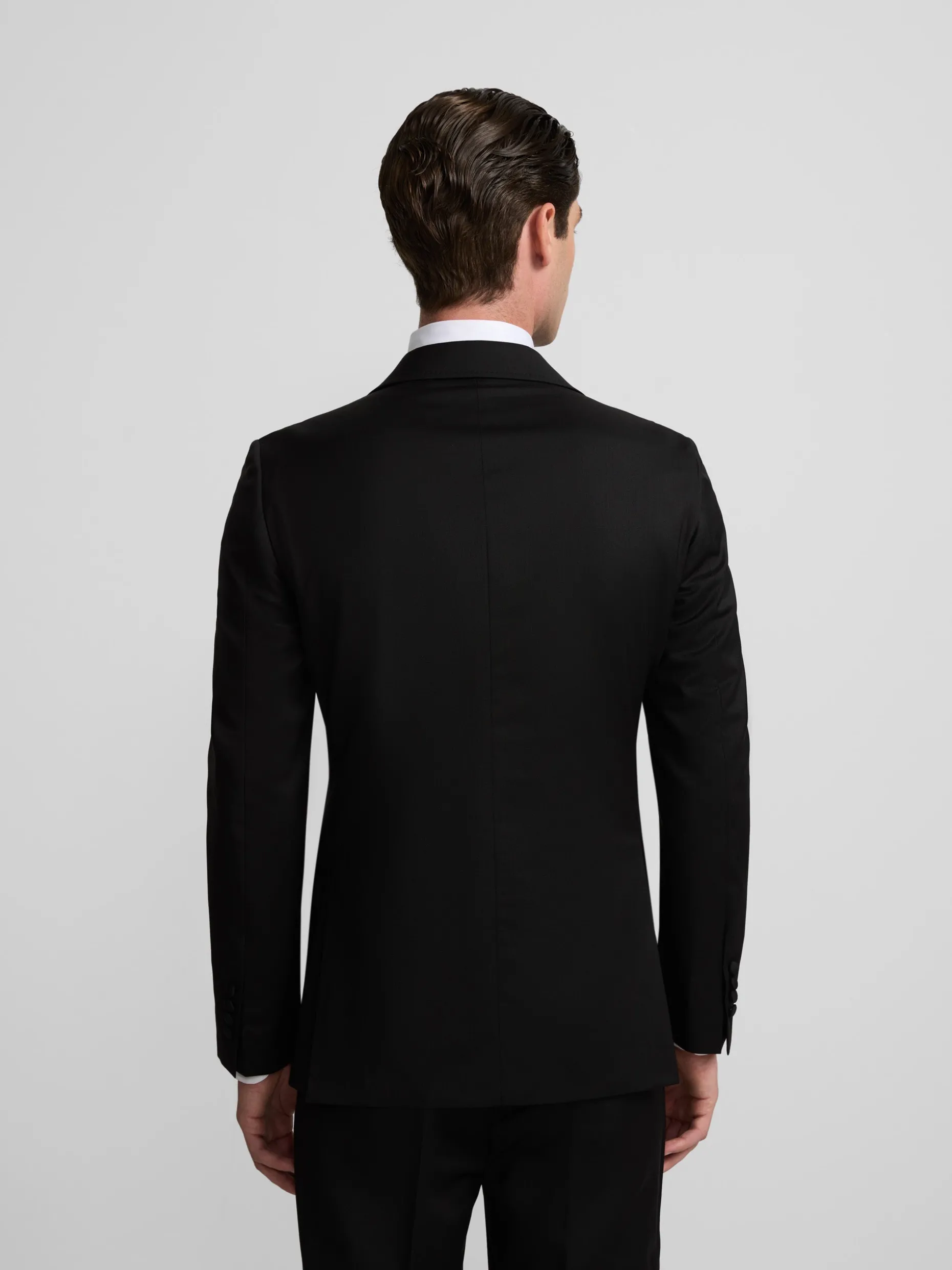 Americana esmoquin cruzado classic negro