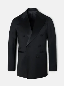Americana esmoquin cruzado classic negro