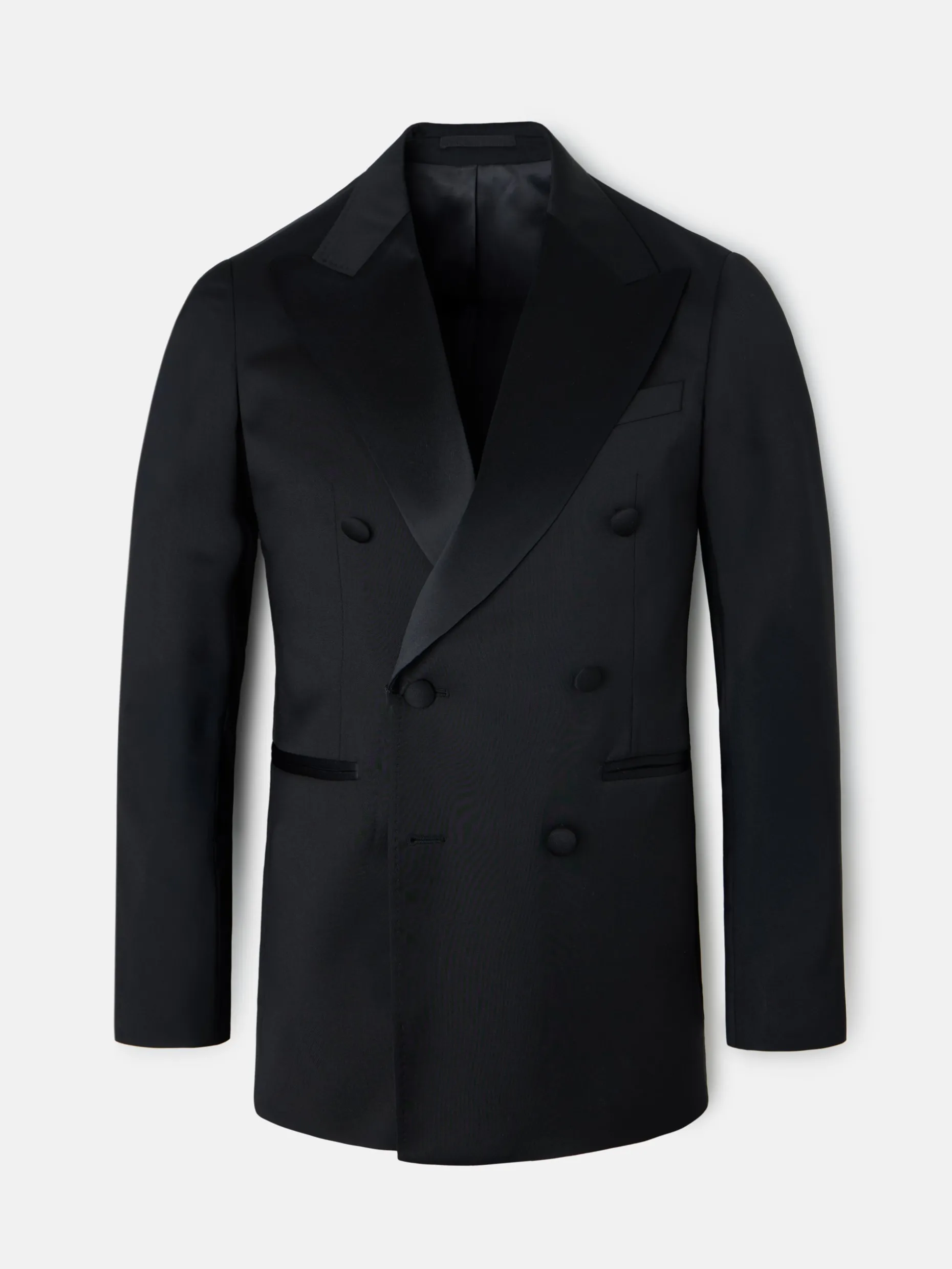 Americana esmoquin cruzado classic negro