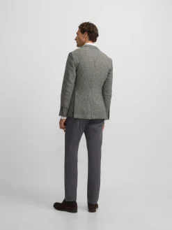 Americana espiga gris