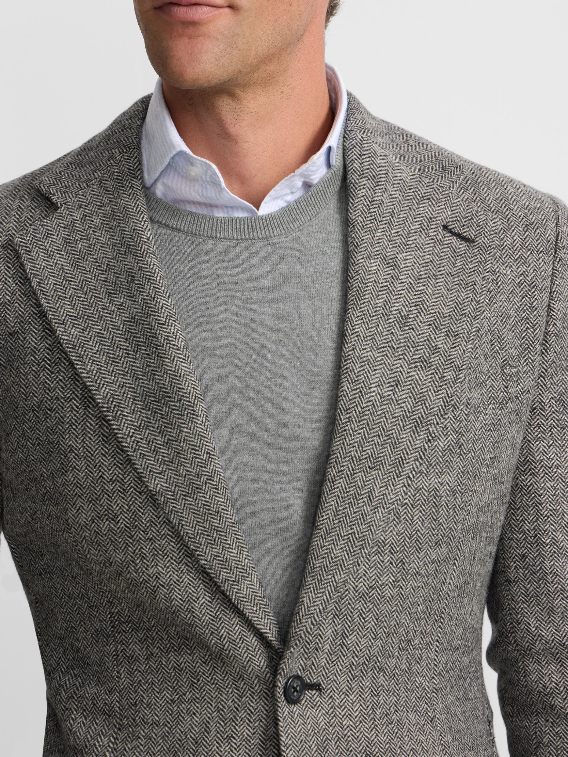 Americana espiga gris