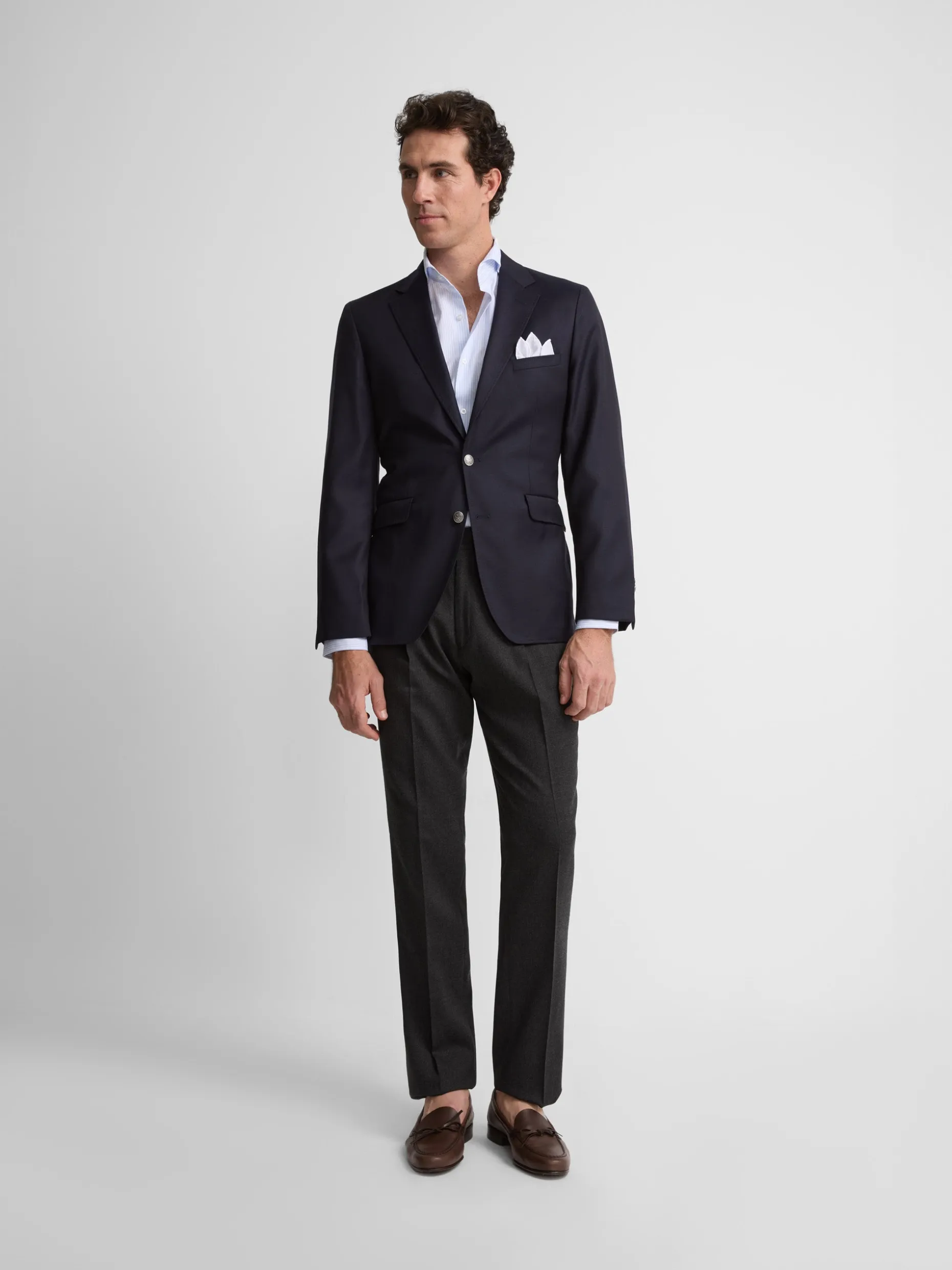 Americana stretch clasica navy
