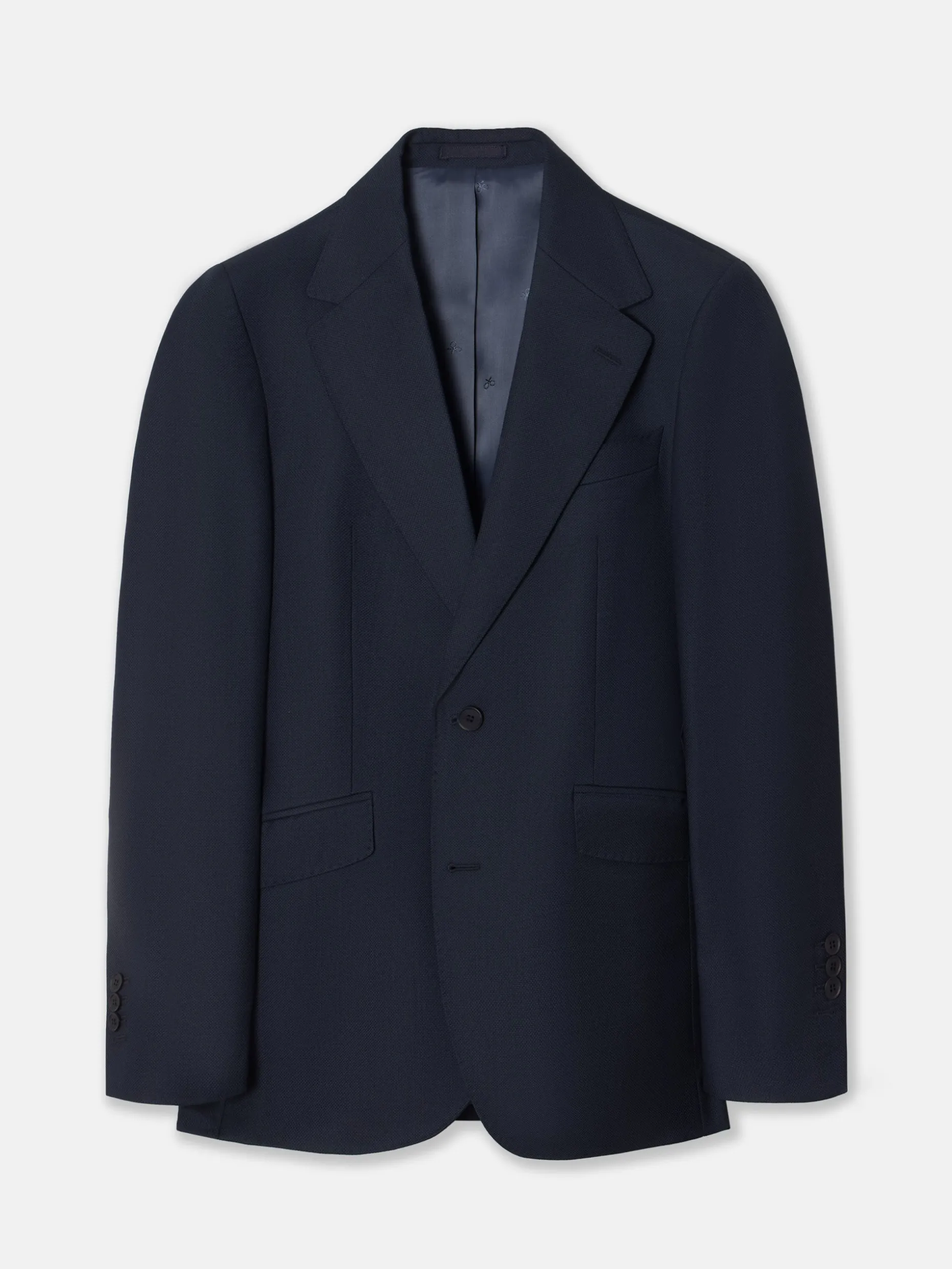 Americana suit ojo de perdiz navy