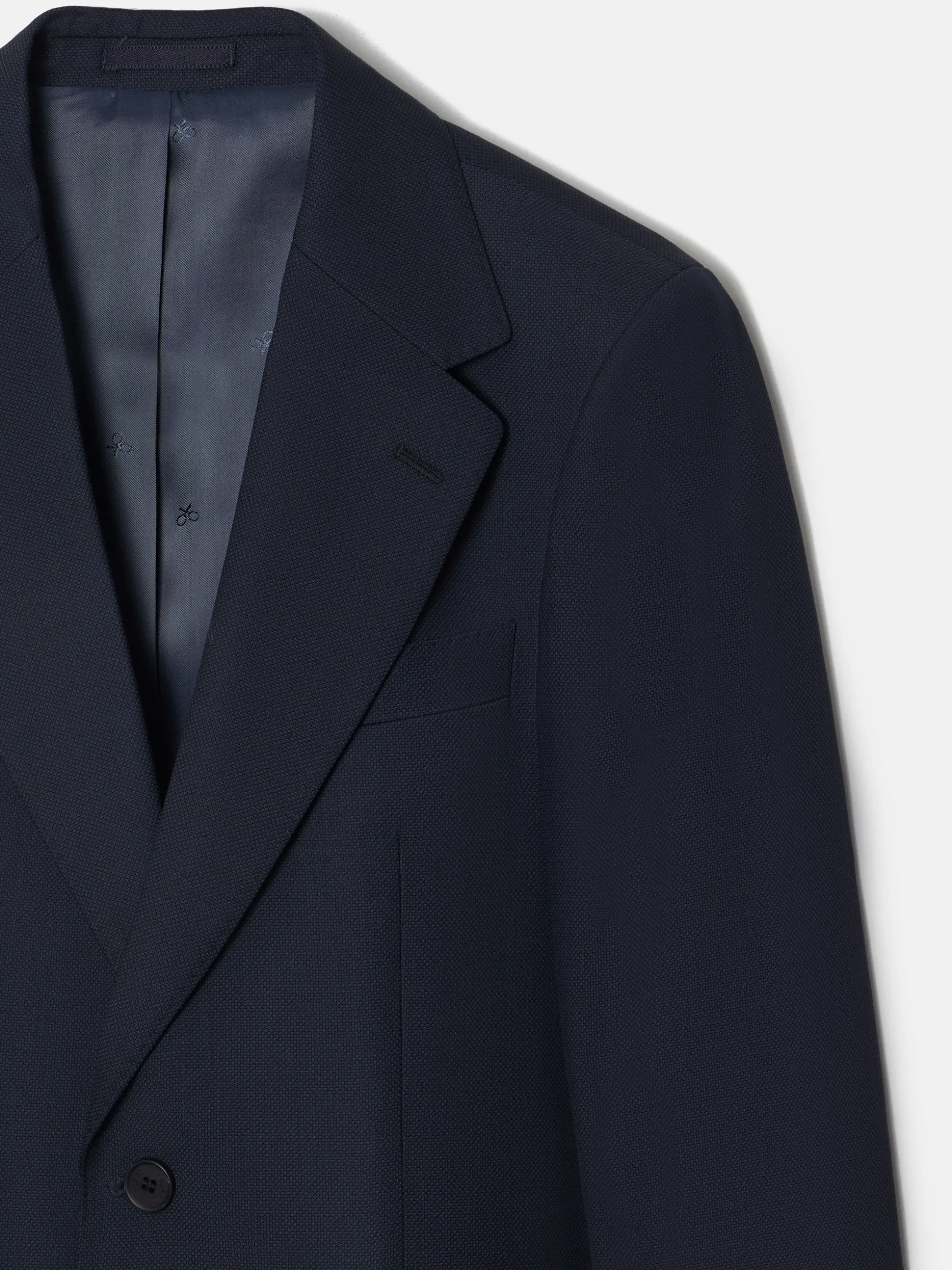 Americana suit ojo de perdiz navy