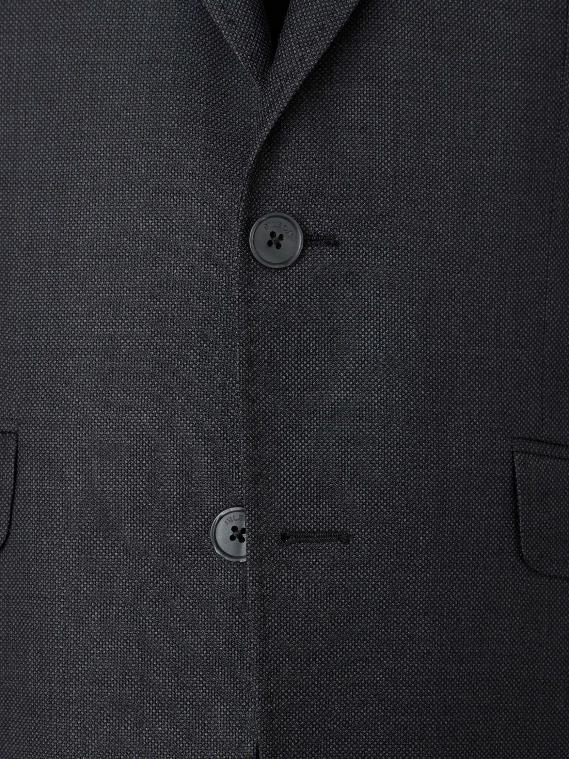 Americana suit ojo de perdiz gris