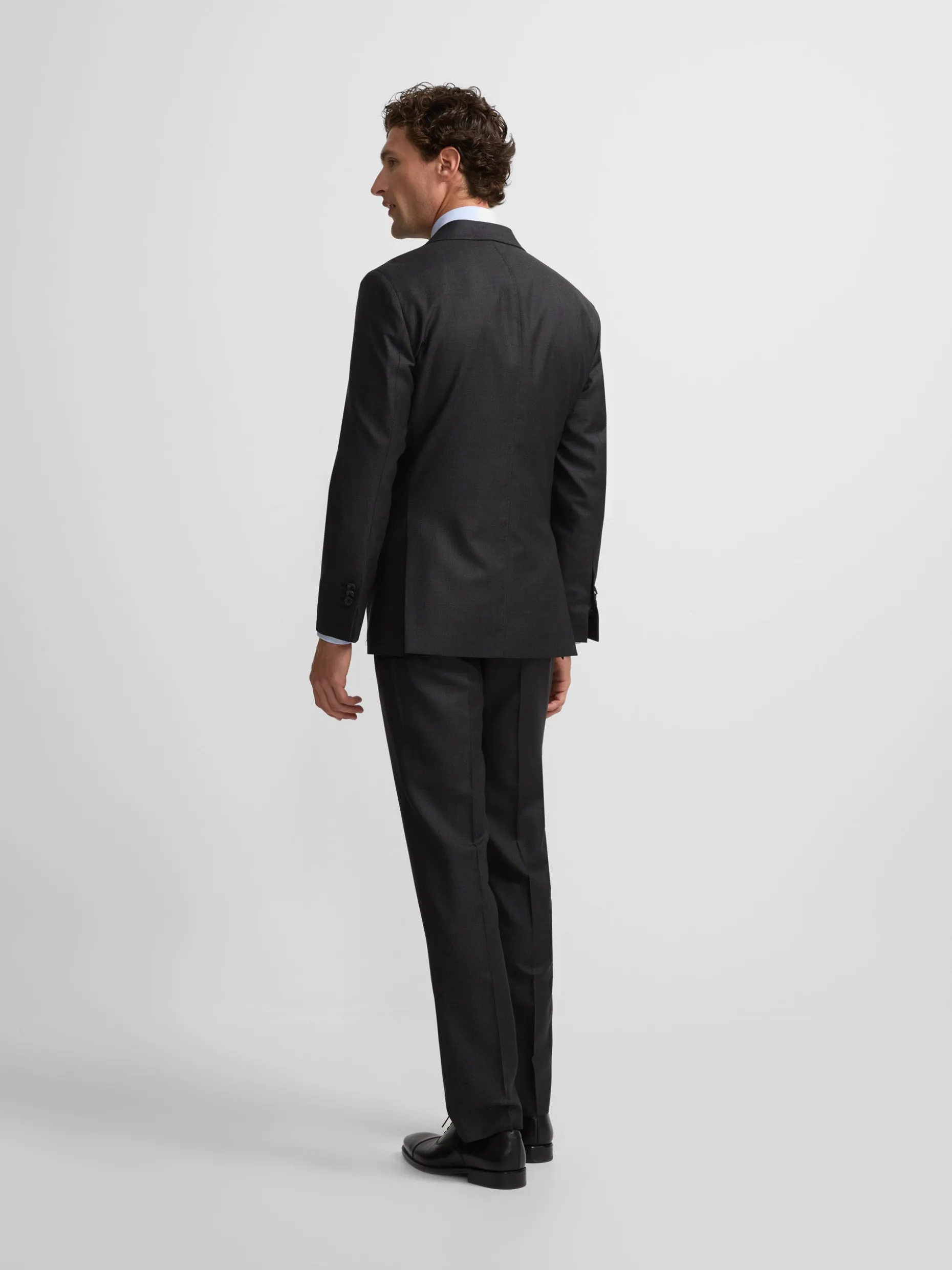 Americana suit ojo de perdiz gris