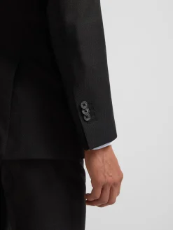 Americana suit ojo de perdiz gris
