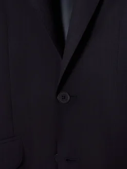 Americana traje clasico espiga azul marino