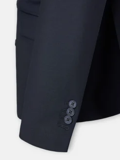 Americana traje cruzado stretch navy