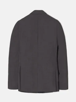 Americana traje cruzado stretch gris