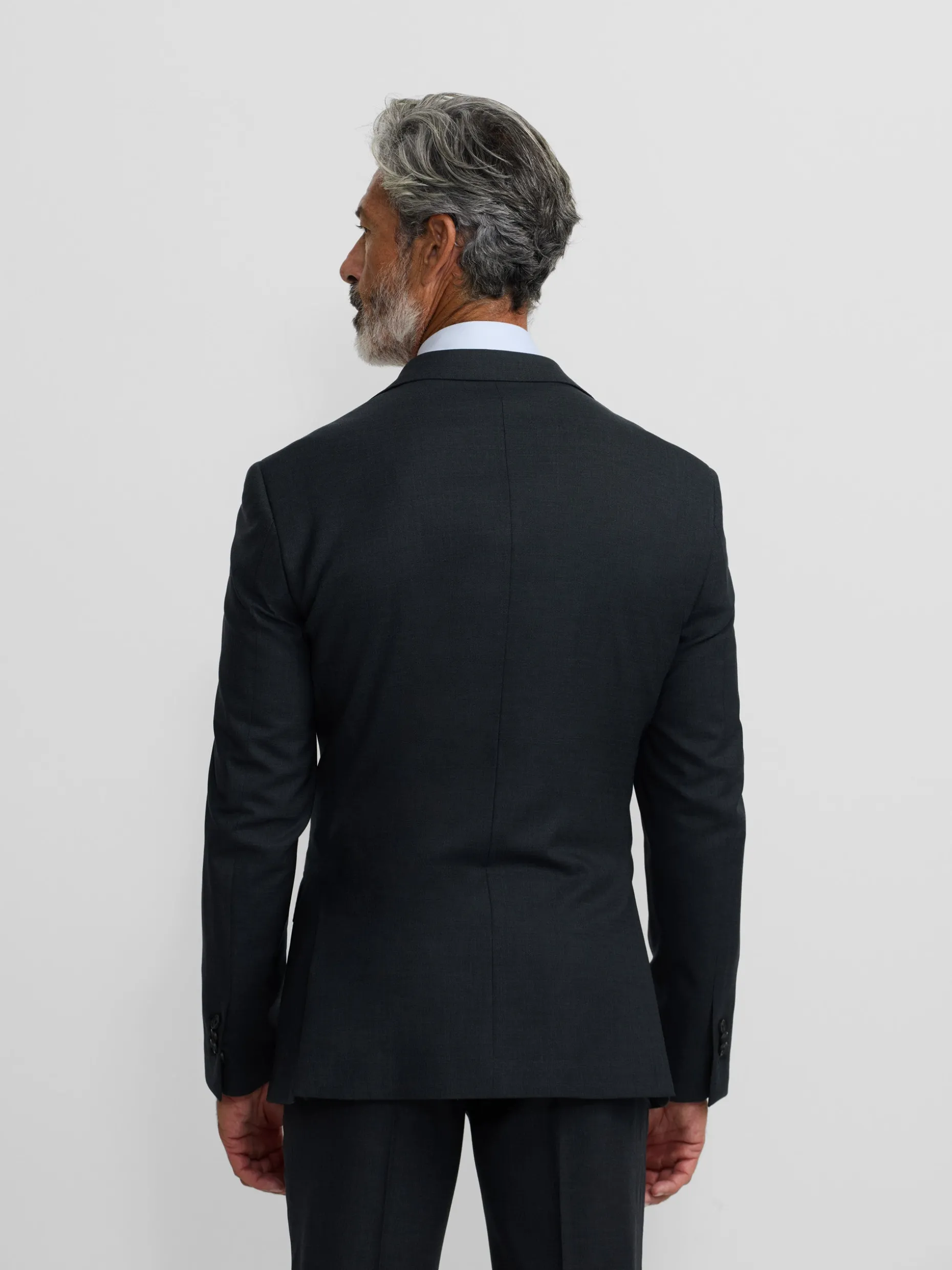 Americana traje natural stretch gris