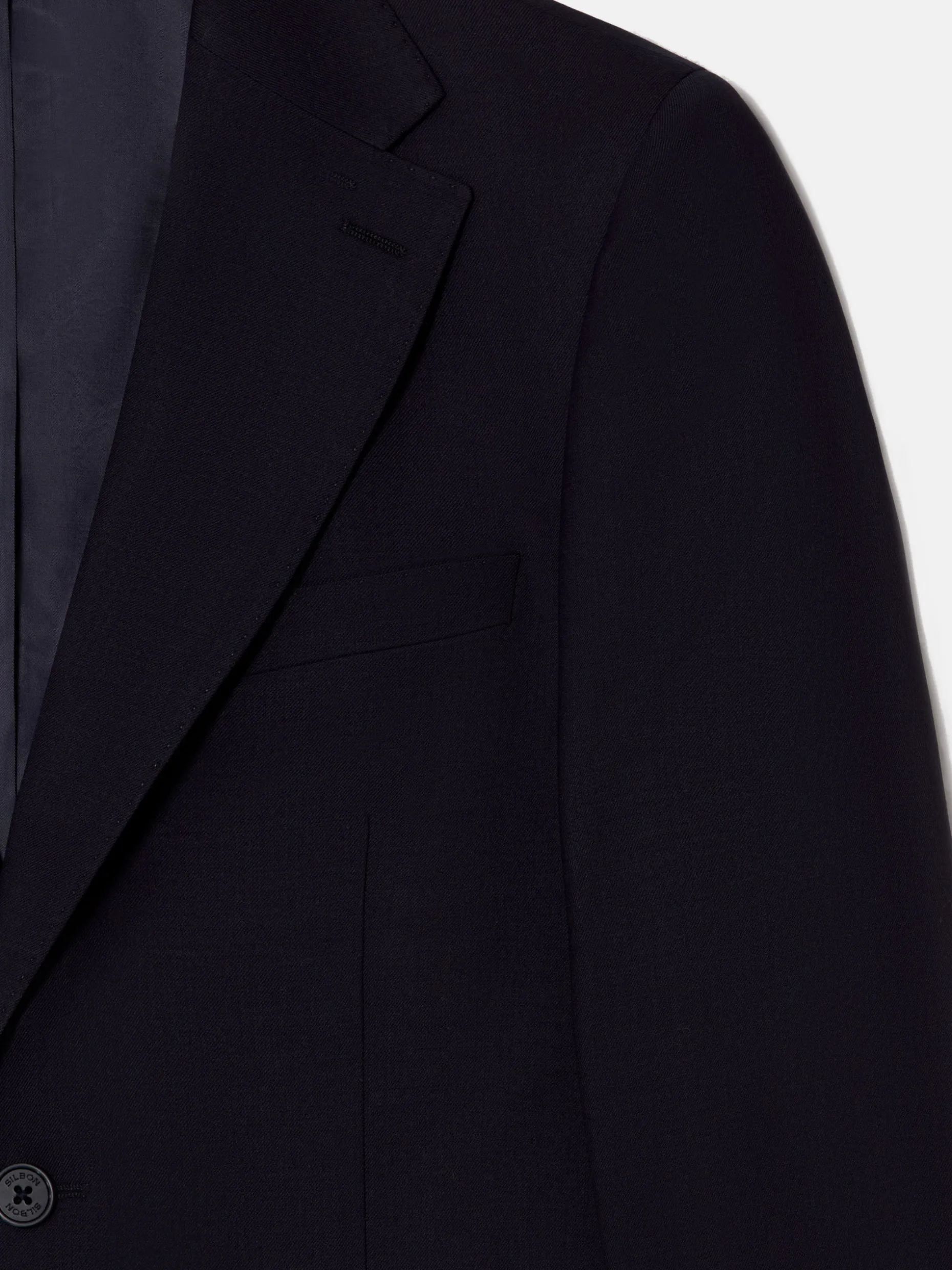 Americana traje natural stretch dark navy