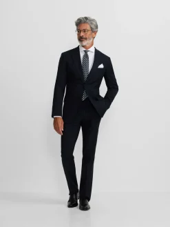 Americana traje natural stretch dark navy