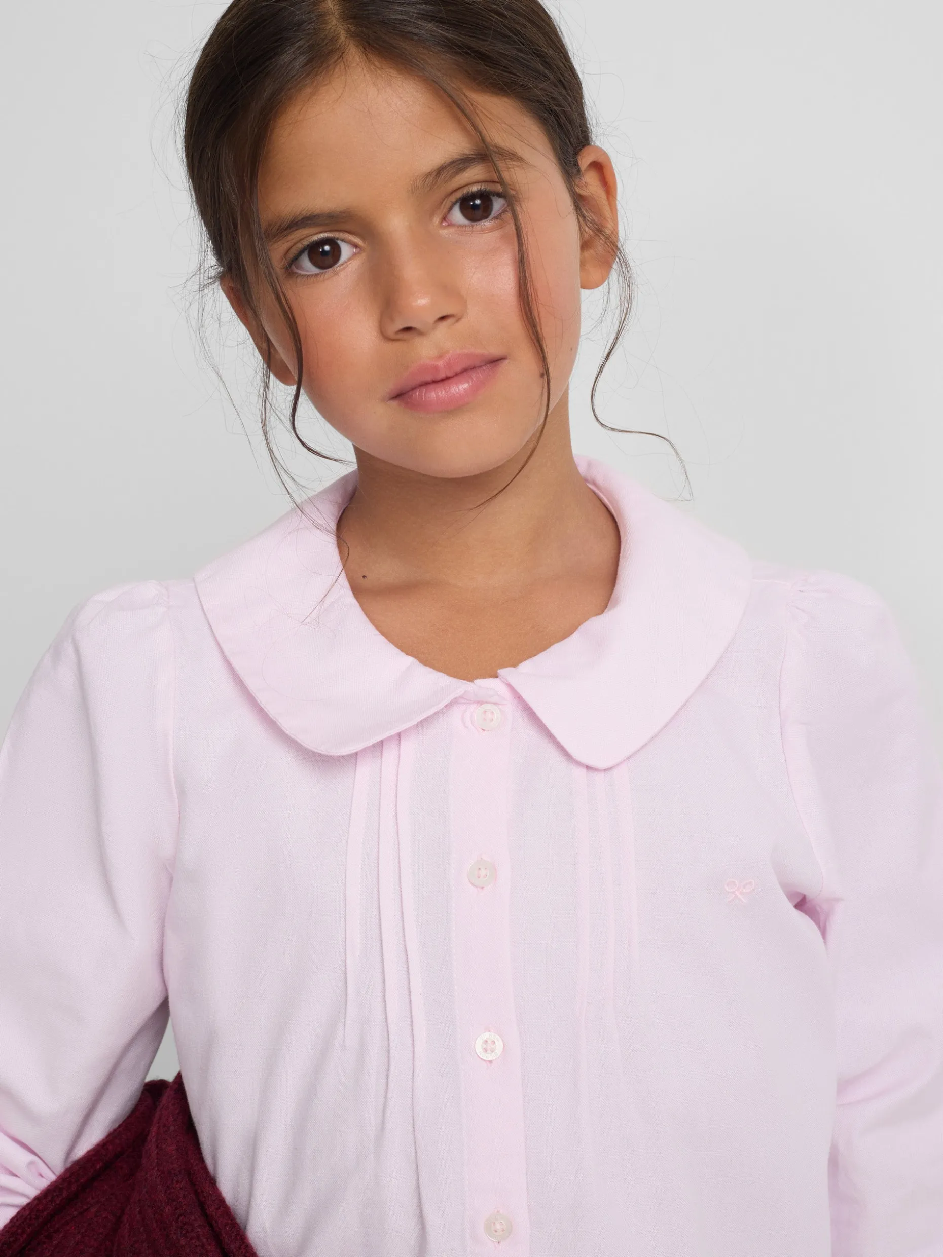 Blusa girl cuello bebe rosa