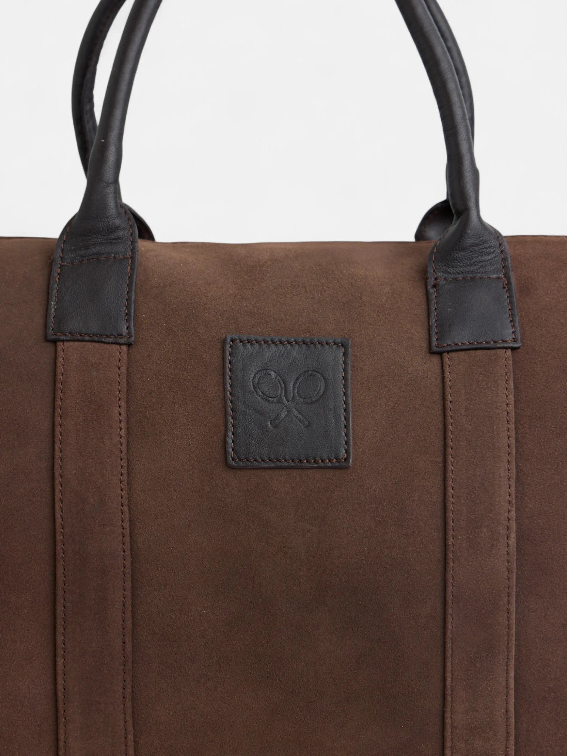 Bolsa de viaje piel detalle marron oscuro