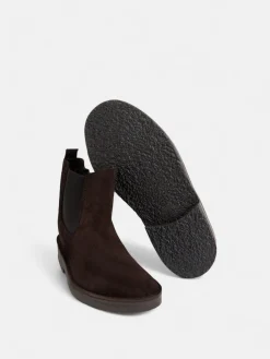 Bota kids chelsea serraje marron