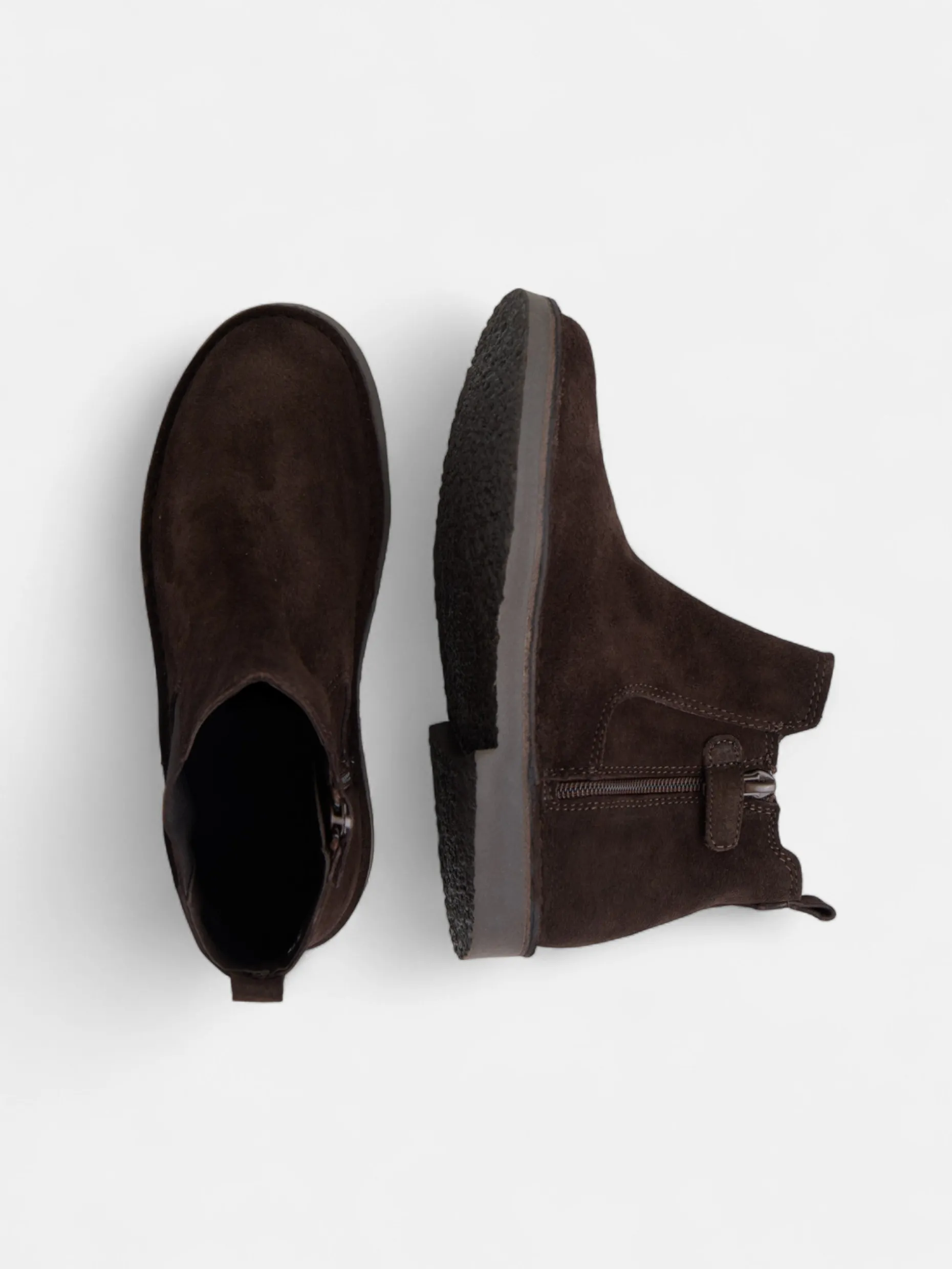 Bota kids chelsea serraje marron
