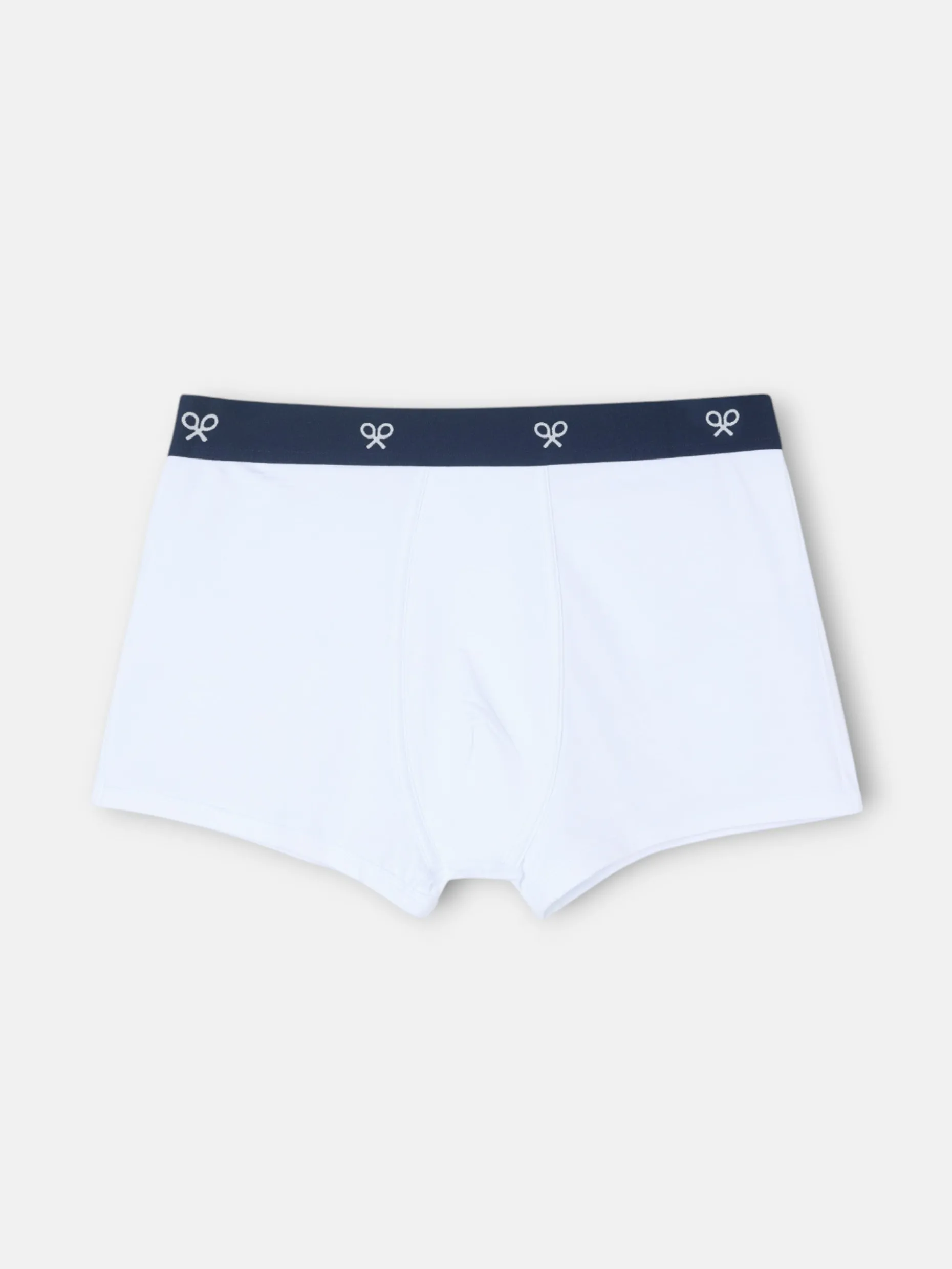 Boxer liso blanco