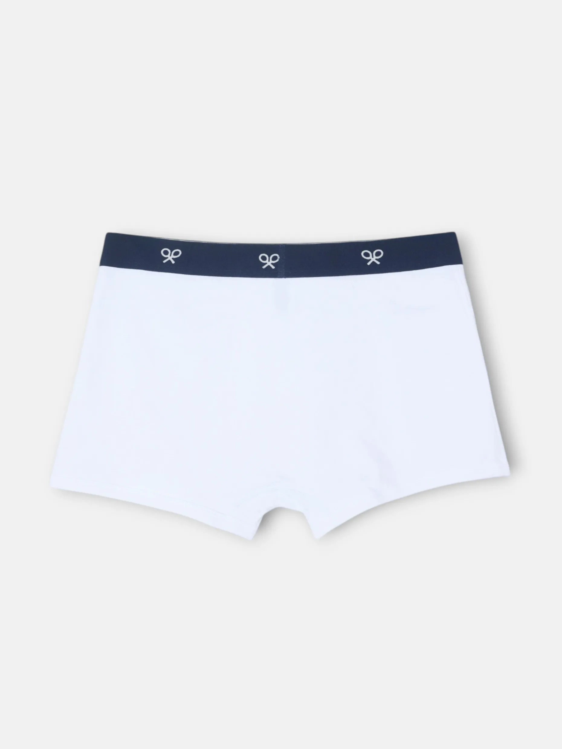 Boxer liso blanco