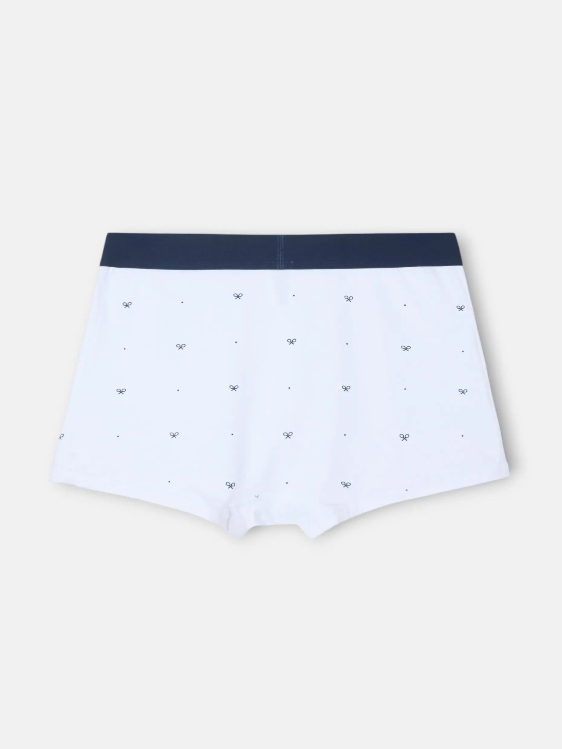 Boxer raquetas puntos blanco