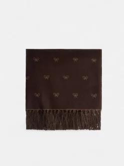Bufanda raquetas marron
