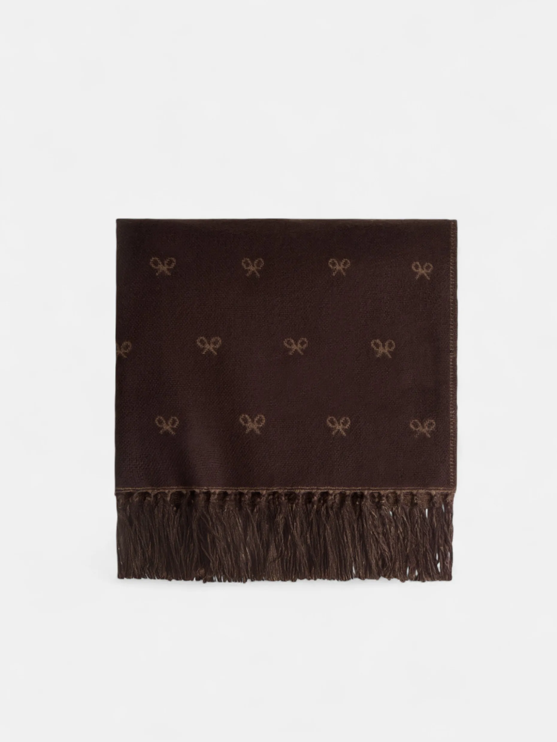 Bufanda raquetas marron