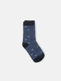 Calcetin kids multiraquetas azul