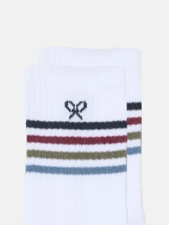 Calcetin kids sport rayas colores