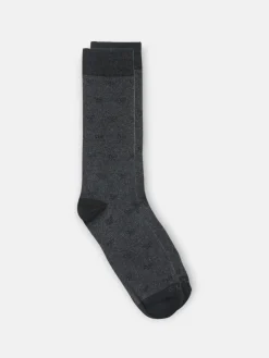 Calcetin multiraquetas gris oscuro