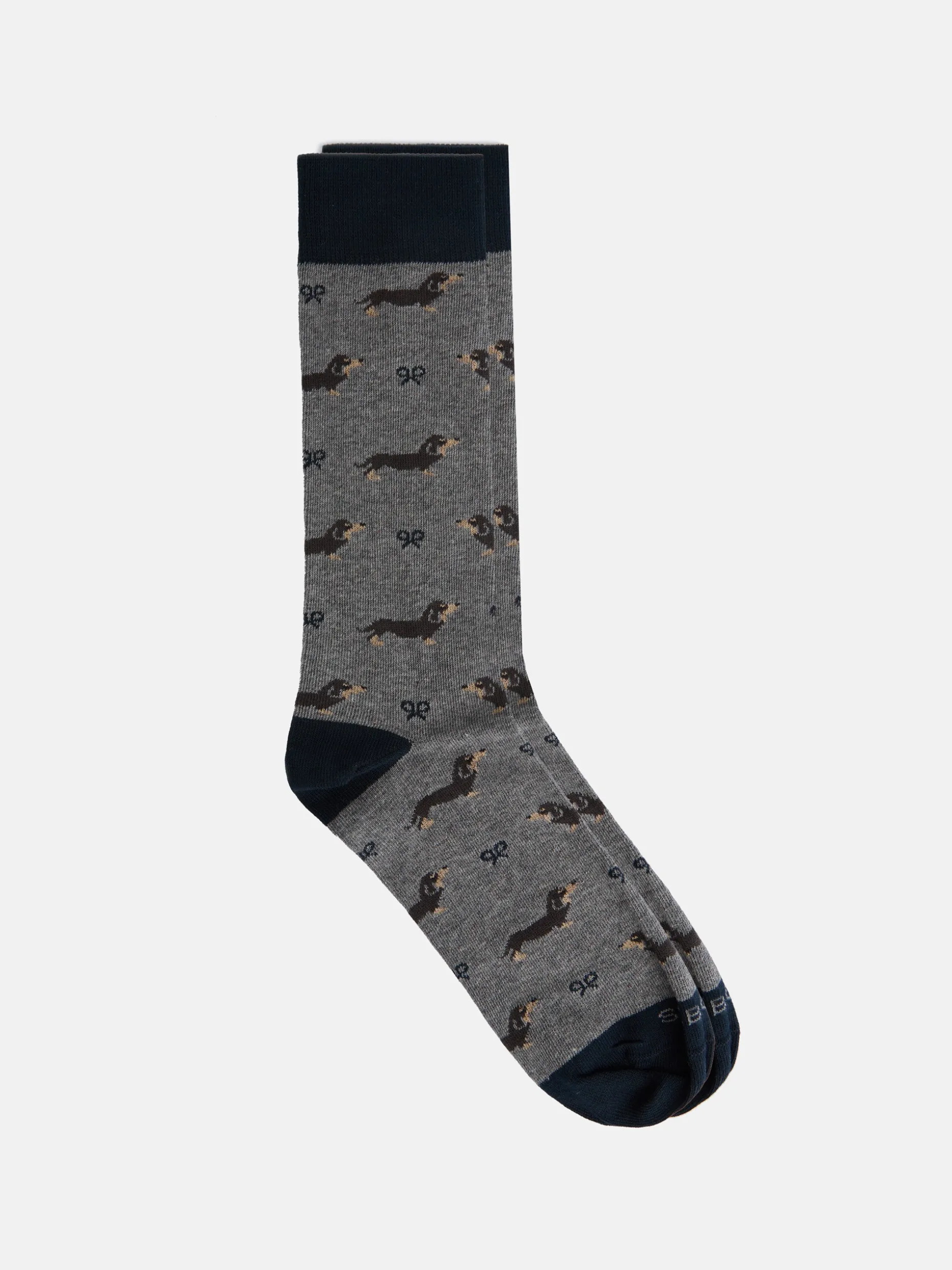 Calcetin silbon doggy gris