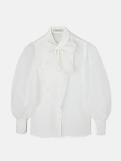 Camisa CaprileXSilbon organza blanca