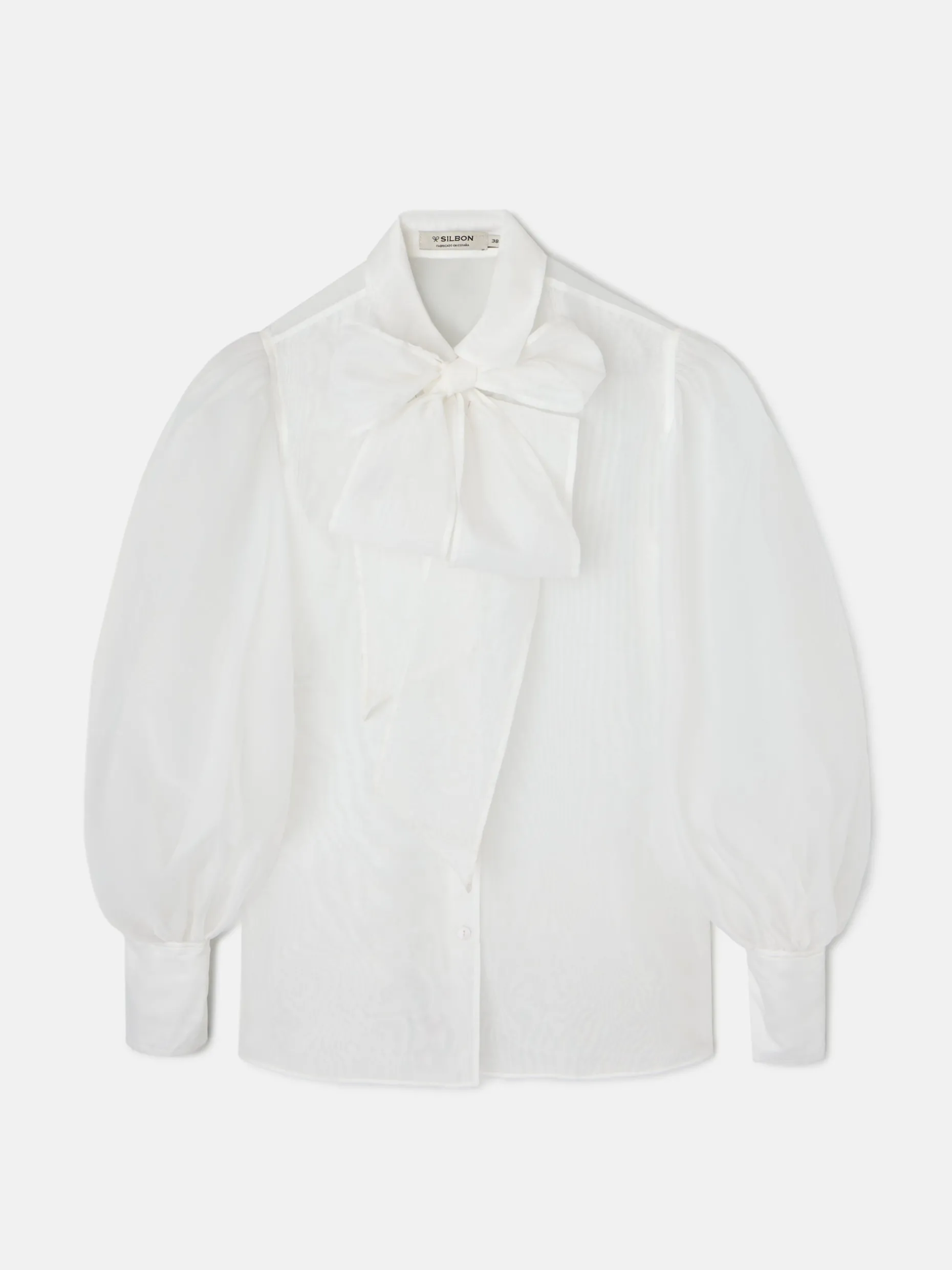 Camisa CaprileXSilbon organza blanca