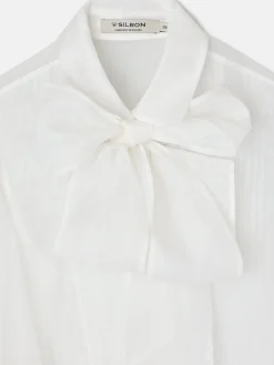 Camisa CaprileXSilbon organza blanca