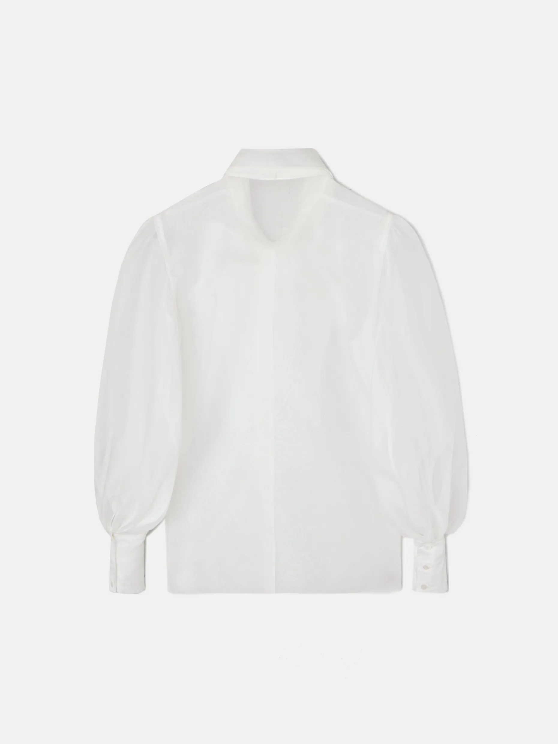 Camisa CaprileXSilbon organza blanca