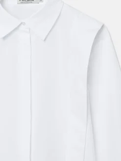 Camisa estructurada blanca
