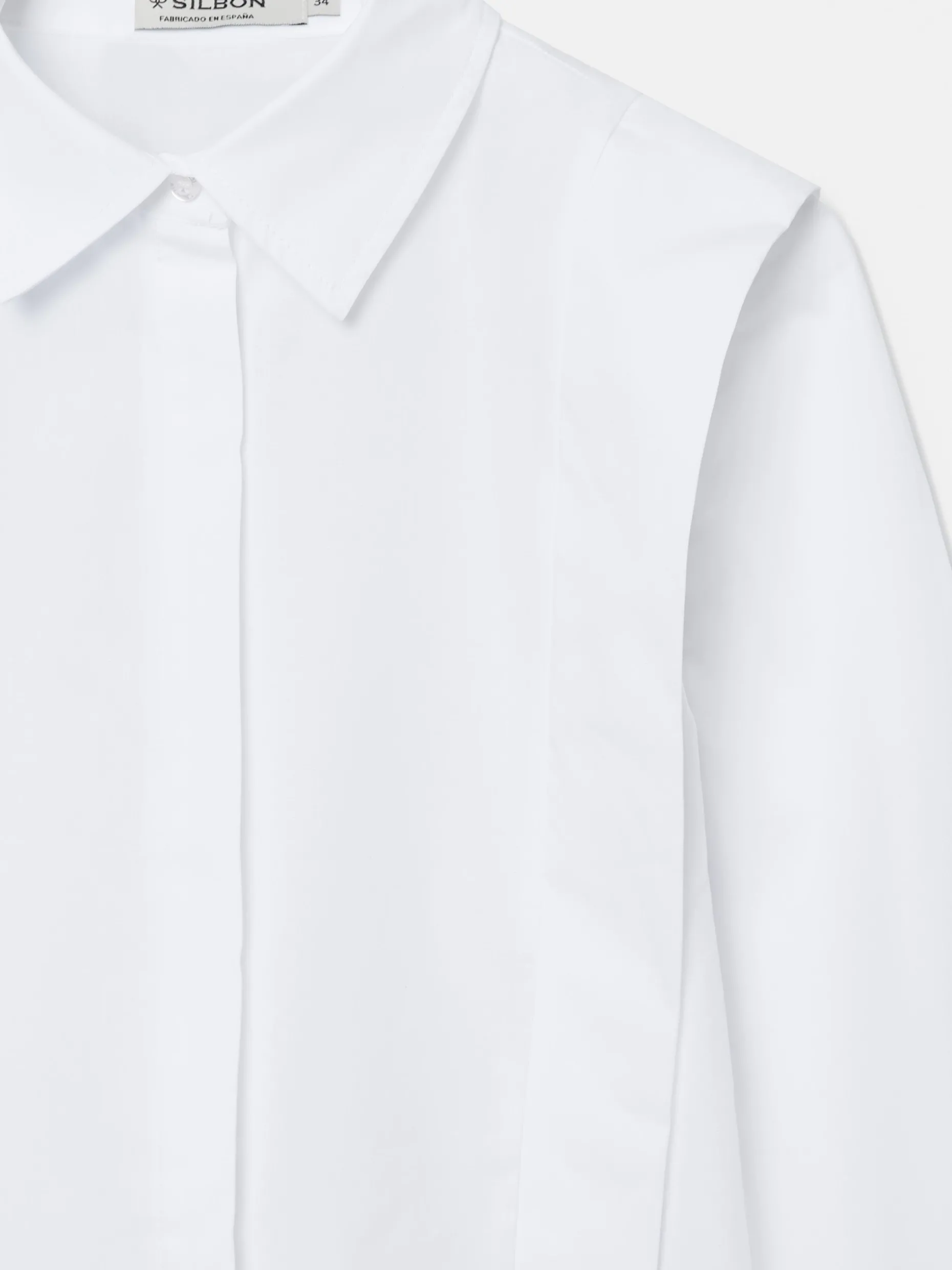 Camisa estructurada blanca