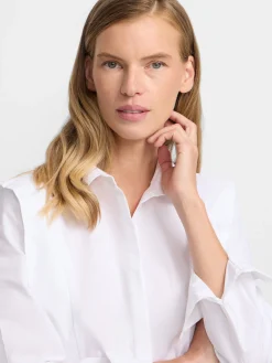 Camisa estructurada blanca