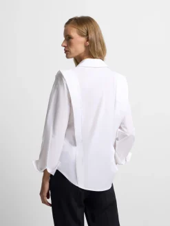 Camisa estructurada blanca