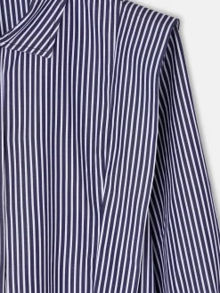 Camisa estructurada rayas marino