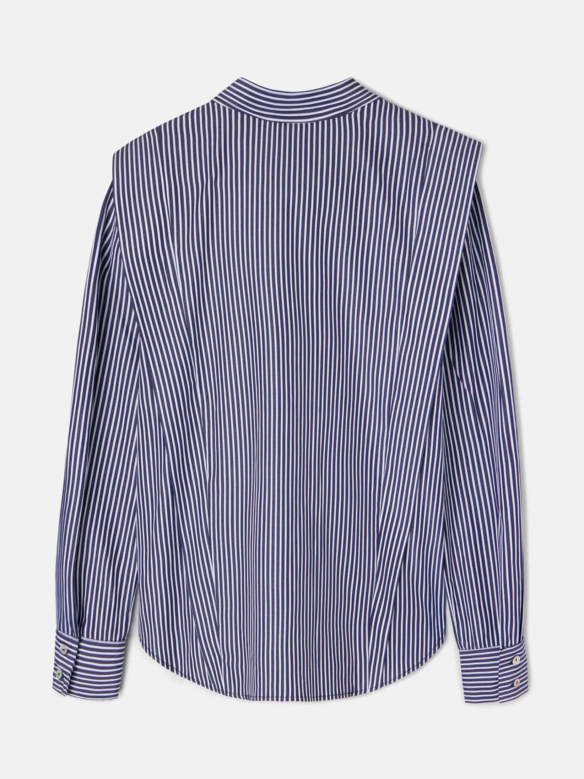 Camisa estructurada rayas marino