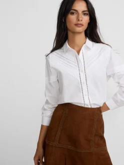 Camisa jaretas blanca