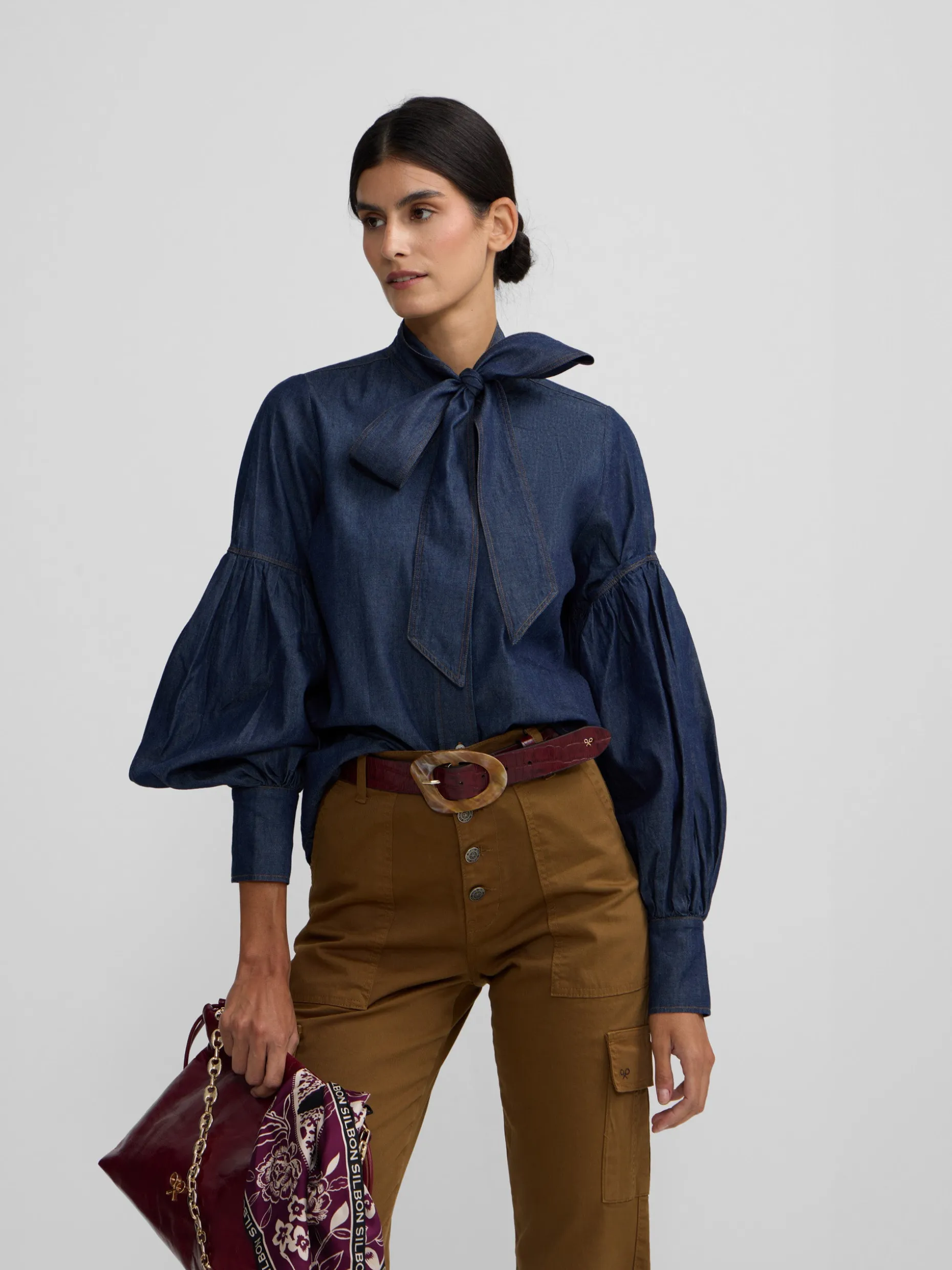 Camisa lazada denim