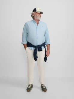 Camisa sport denim azul claro