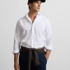 Camisa sport estructura espiga blanco
