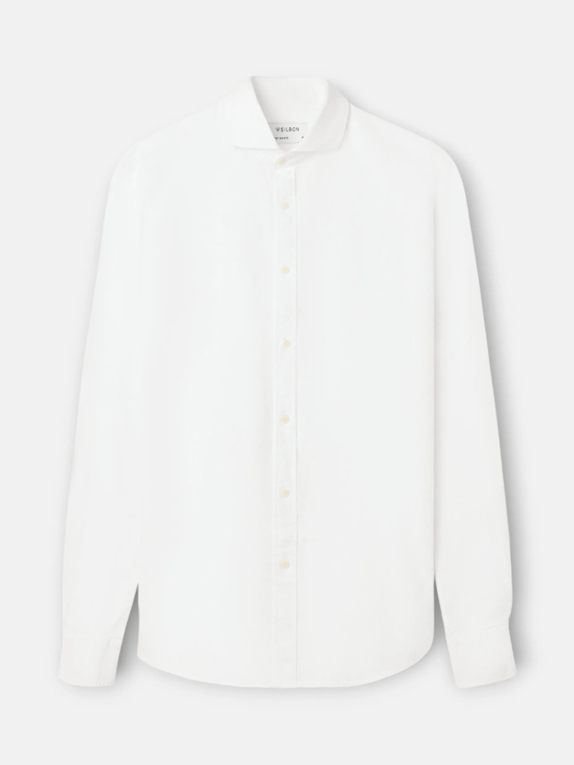 Camisa sport estructura espiga blanco